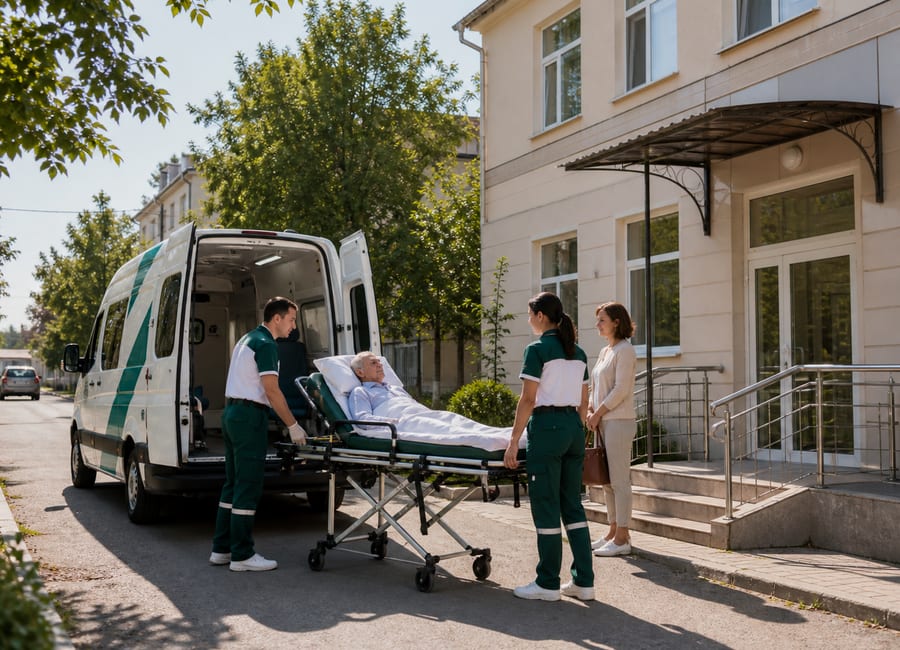Санитарная перевозка пациентов МедТранс Юг: Перевозка пациентов в Новокубанске
